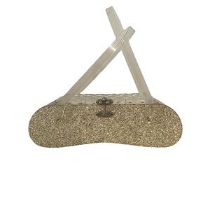 Vintage Mid-Century Confetti Lucite Purse